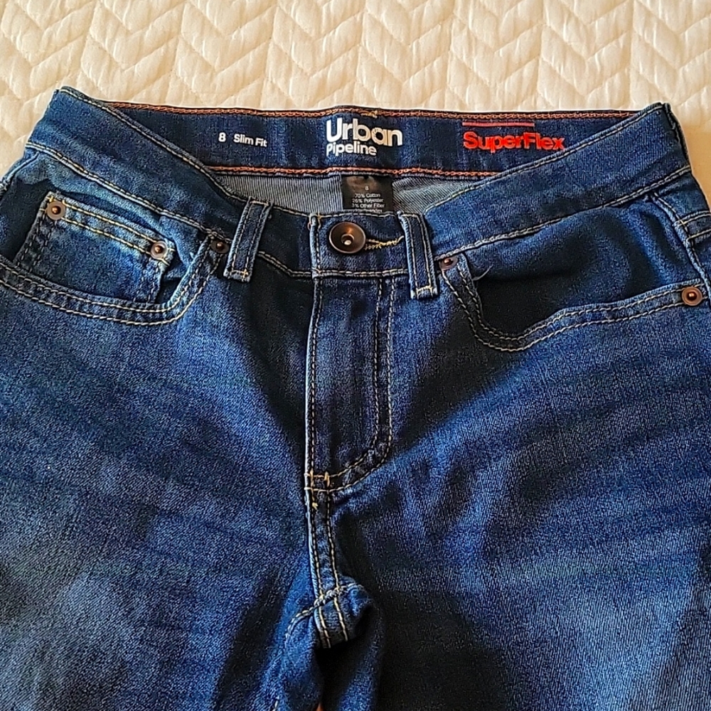 URBAN PIPELINE BOYS JEANS SIZE 8 SLIM